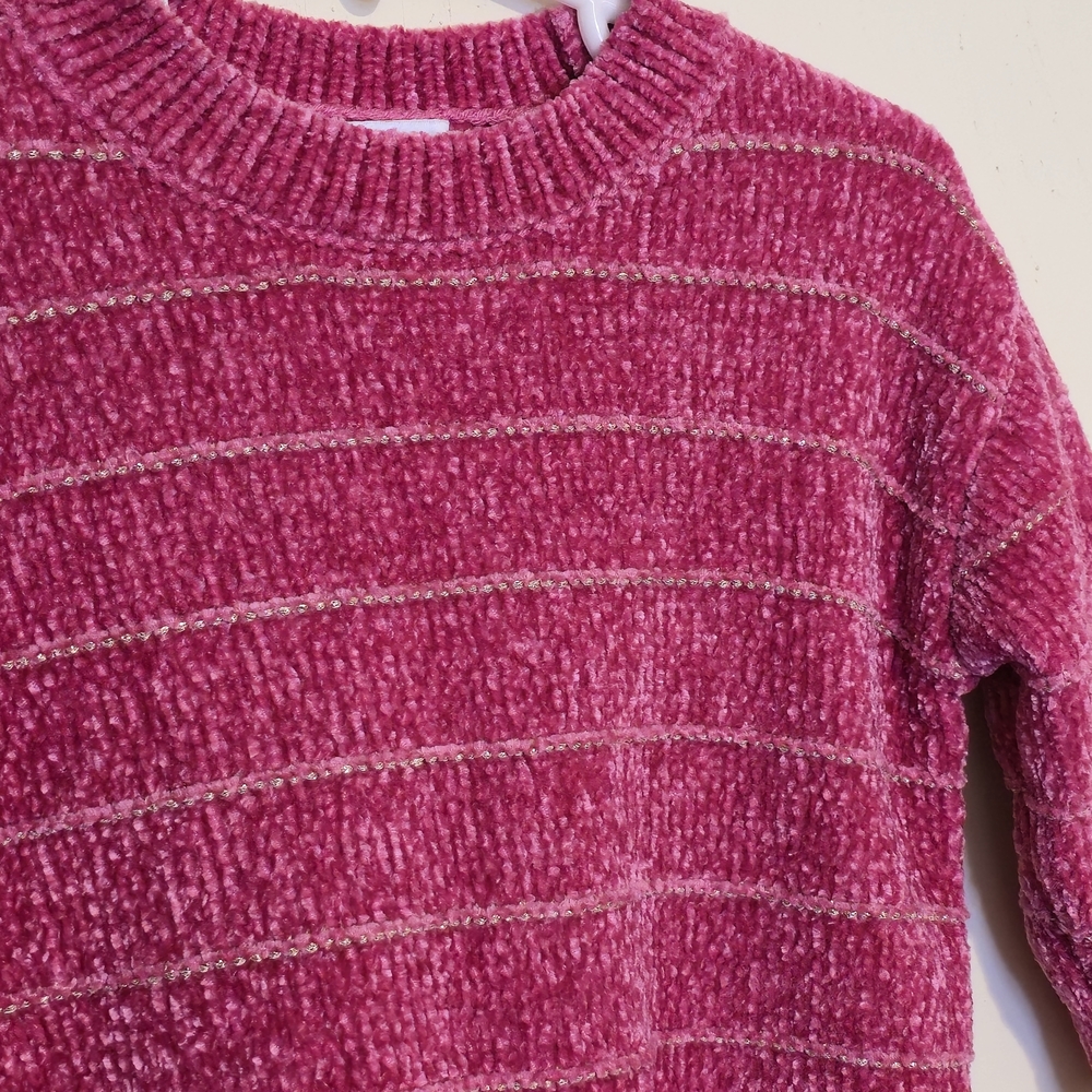 Jumping Beans Pink Textured Toddler Sweater